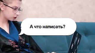 Porn video where a Russian girl fucks a guy