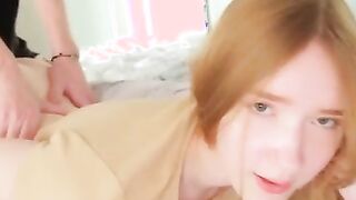 Sex in Russian where a guy fucks his stepsister