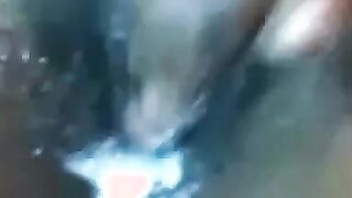 ebony creamy close up and toying 369