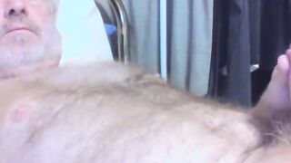 Bearded hairy handsome guy