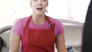 Burglars stumble upon the maid n dp her