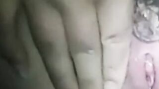 Wetting pussy of lonely Chinese MILF