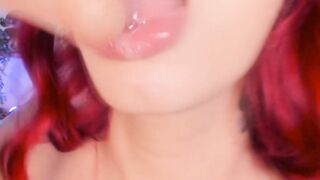 Hot Redhead Tattooed Babe Fucking With Her Pussy