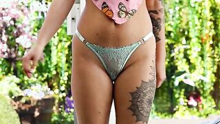Innocent cute girl with big ass has time of her life with a big black cock