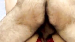 fat cunt gets fucked then cums and gets creampie