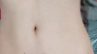 brunette plays with her sex toys on camera