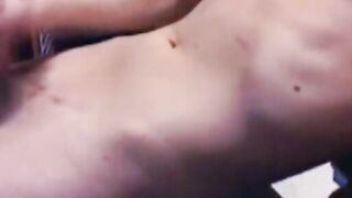 College pup celebrates end of Finals with strip, jerk, & cum