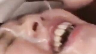 Japanese pregnant milf takes a gangbang bukkake