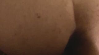 Latina bbw creams on a huge african penis after getting spanked and