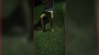 STEPMOM REAL STEP COUGAR TABOO POSE SON WALKING INSIDE PARK