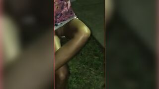 STEPMOM REAL STEP COUGAR TABOO POSE SON WALKING INSIDE PARK