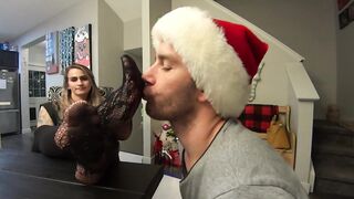 Worshipping Mrs. Clause Sweaty & Voluptuous Hot Toes! (FULL Movie) HD -