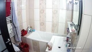 me and my girlfriend in our toilet at home