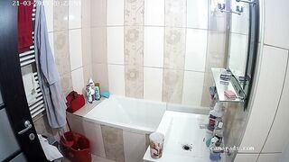 me and my girlfriend in our toilet at home