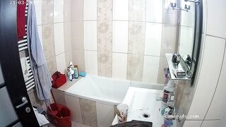 me and my girlfriend in our toilet at home