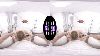 TmwVRnet - Amber - Catching cock with fishnet dress