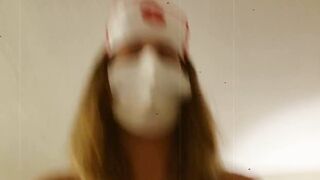 Young nurse sucks and fucks COVID patient