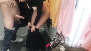 Risky Sex inside the Fitting Room with a Sales Assistant.