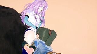 Fire Emblem Cartoon - Lyn Fucks Florina with a Strap-On by the