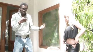 Ebony Dude On Blonde milf
