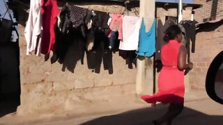 Secret African lesbo lovers WC sex rendezvous