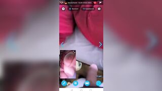 Show my ex-wife's boobies in random web webcam chat
