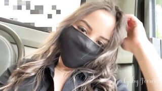 Having Fun a risky game in a public bus just because