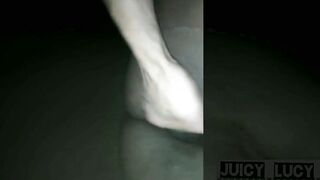 Juicy Lucy makes guy cum too early