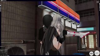 3D HENTAI Vocaloid IA Outdoors Screwed and Cum