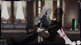 3D HENTAI Vocaloid IA Outdoors Screwed and Cum