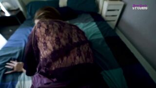 Step Milf Catches me Masturbating to her Step Sis and then Fucks