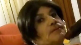 Slut tranny sucks and swallows 2