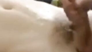 Moaning gay cums