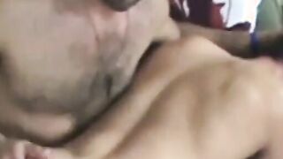 GUY GETS SPANKED BY OTHER GUY