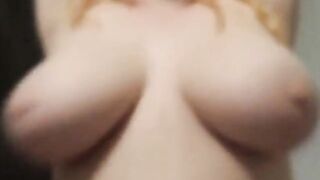 Busty Babe Rides Boyfriend's Cock and Takes a Cumshot
