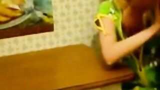 Blonde Girl Fucked At Kitchen Table 3