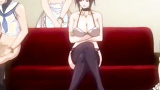 Beautiful girl has fun with her friends