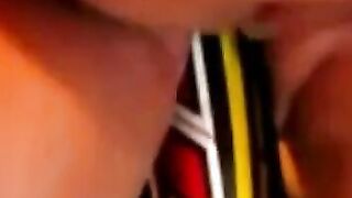BBW Plays With a Bat Sex Toy on Webcam