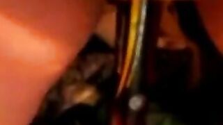 BBW Plays With a Bat Sex Toy on Webcam
