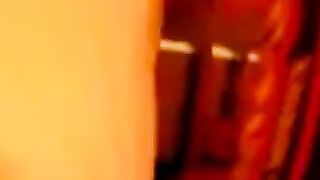BBW Plays With a Bat Sex Toy on Webcam
