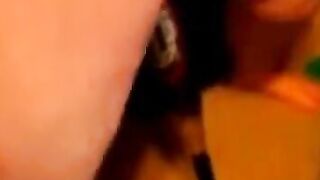 BBW Plays With a Bat Sex Toy on Webcam