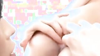 Close-up Asian Lesbian Pussy Eating