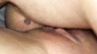 Close-up Amateur Fuck with a Big Cock and a Tight Blonde Teen Pussy