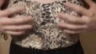 Twink Crossdresser Strips in Dress and Panties