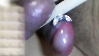 Painful Ballbusting: Amateur Asian BDSM Masturbation
