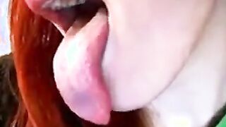 Beautiful Tongue - Amateur Pussy Webcam Solo