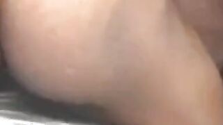 Black Bareback Amateur Fucked Hard, Camera Shakes Loose!
