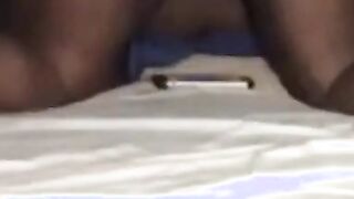 Black Bareback Amateur Fucked Hard, Camera Shakes Loose!