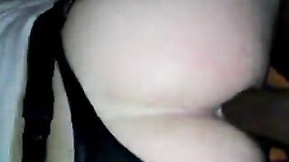 Submissive Crossdresser Takes on a Big Cock