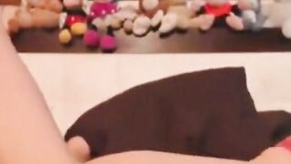 Big-Titted Latina Brunette on Webcam